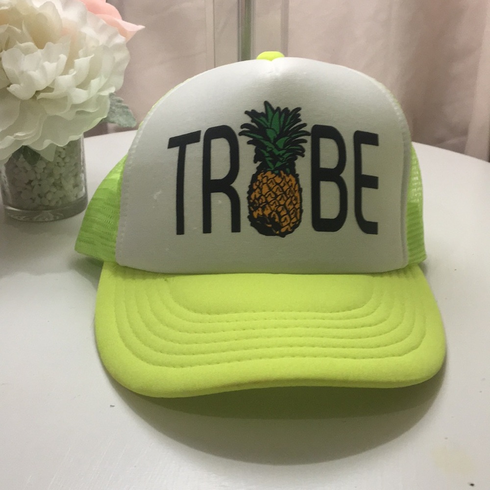 🌵“TRIBE” neon yellow trucker hat🌵